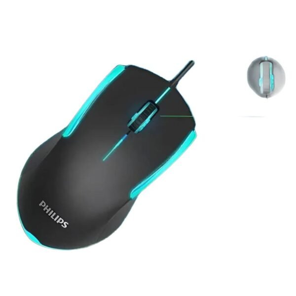 Kit Gamer Philips SPT6214BK LED Multicolor USB - Imagen 2