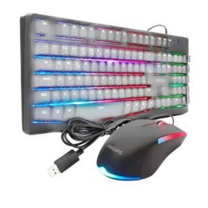 Kit Gamer Philips SPT6214BK LED Multicolor USB